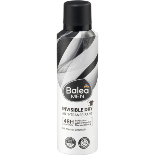 Дезодорант Balea Men Invisible Dry, 150 мл